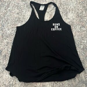 PINK Victoria's Secret Black and White Tank Top